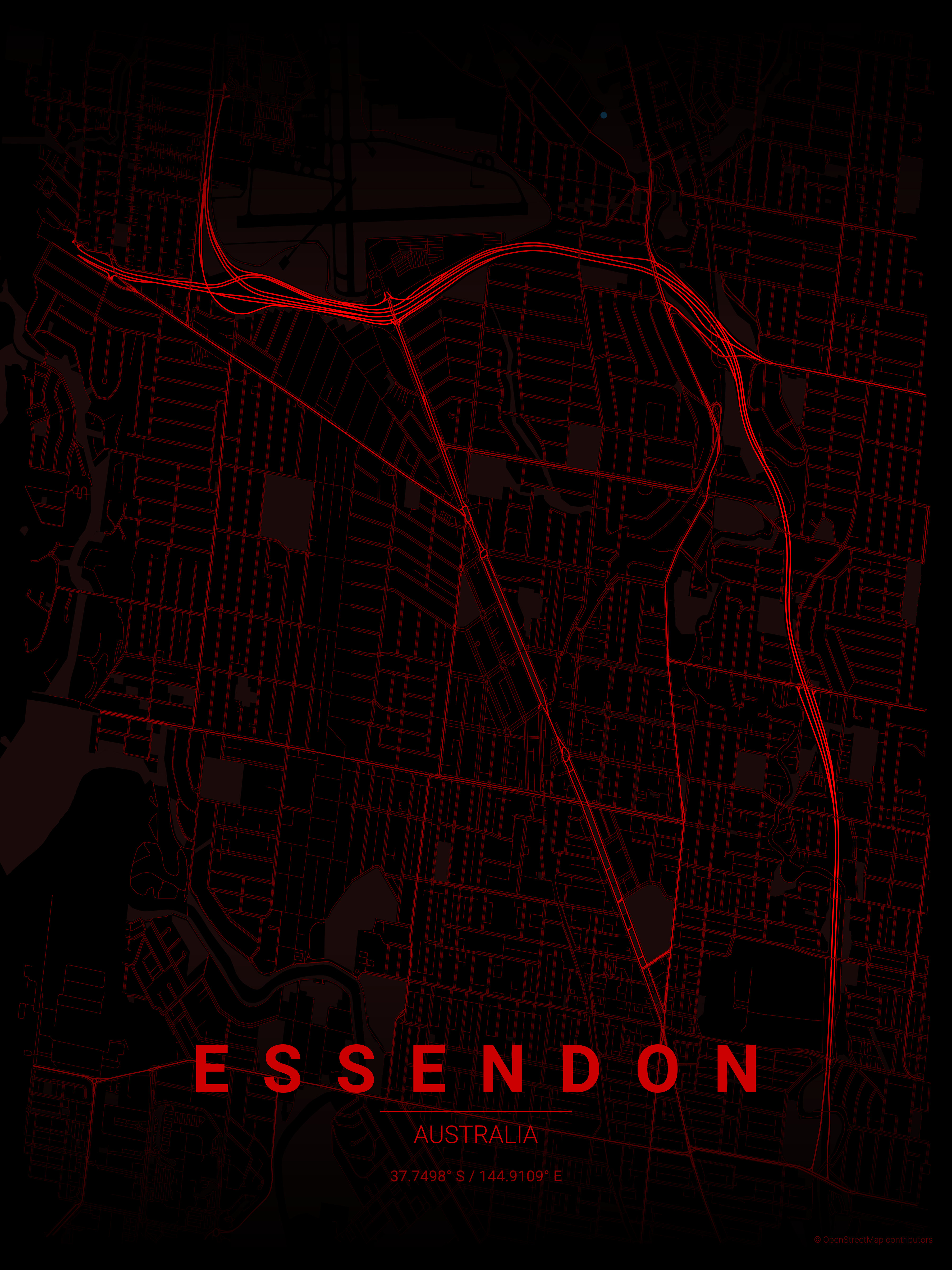 Essendon AFL poster