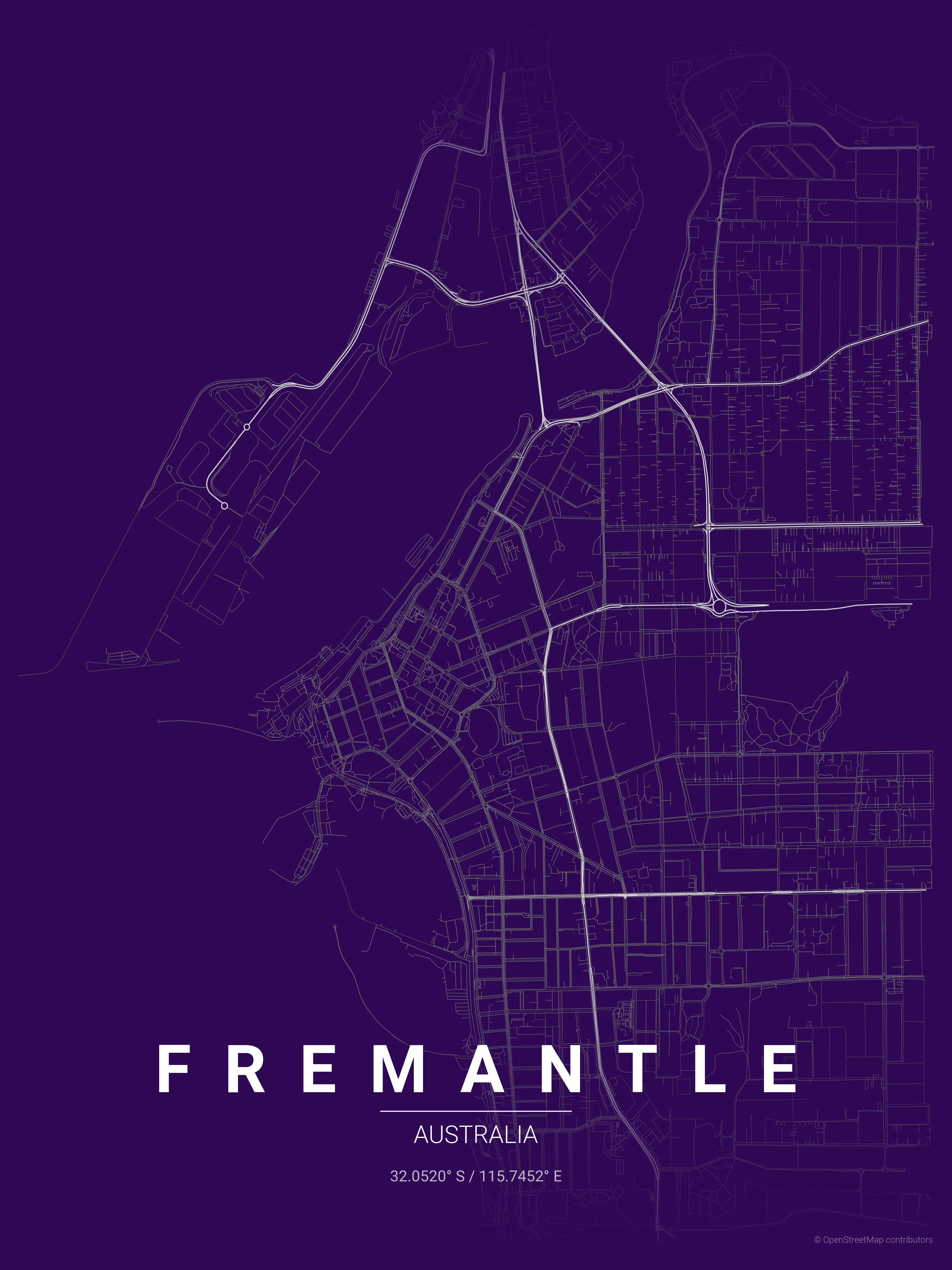 Fremantle AFL poster