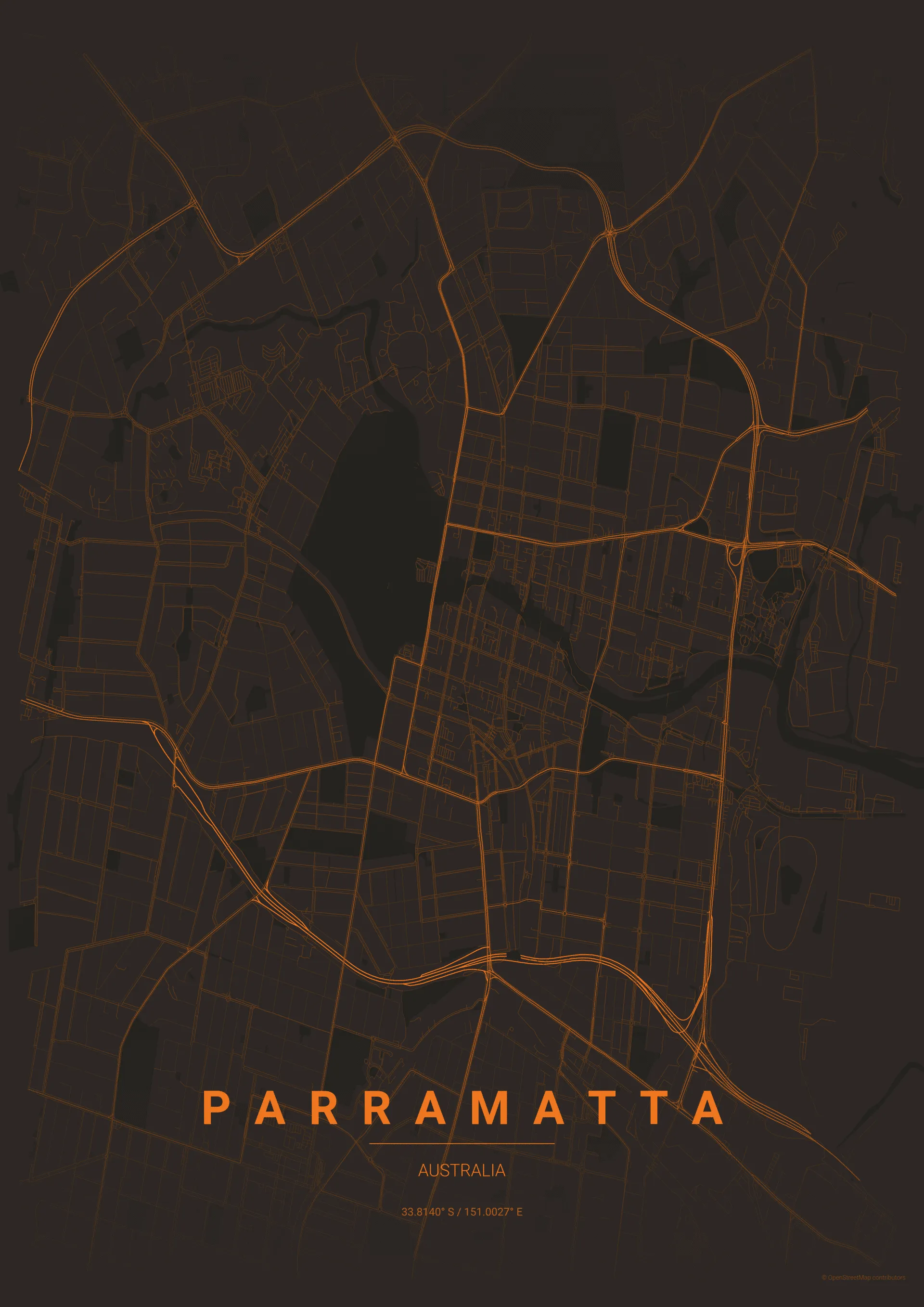 GWS Giants AFL stylized map poster wall art