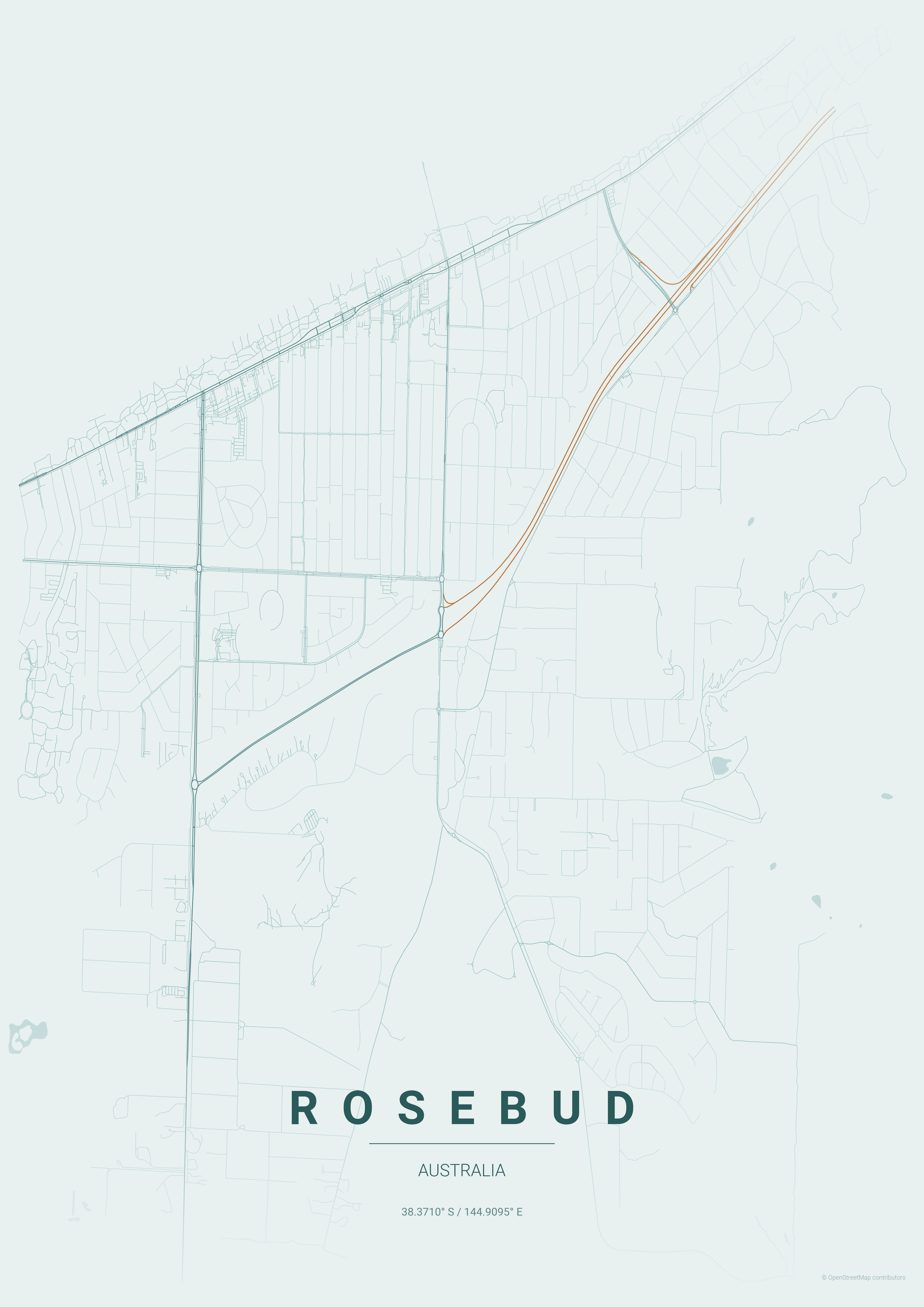 Rosebud map